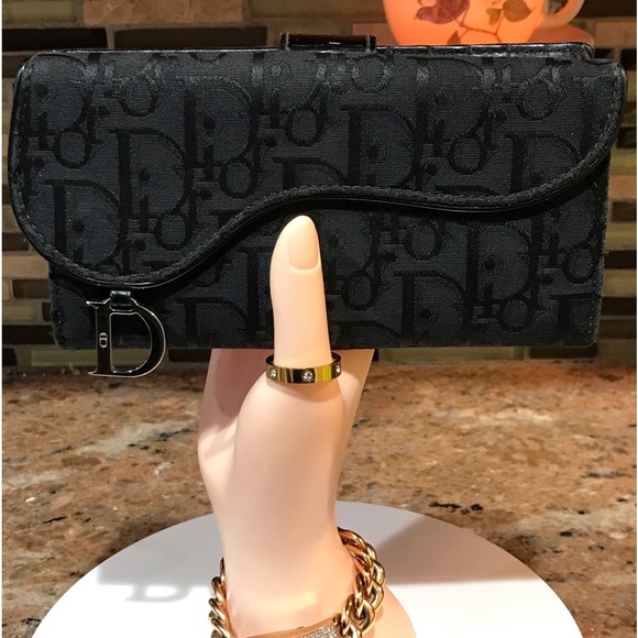 DIOR Signature Saddle Canvas/Leather Wallet ๐๐คโค๏ธโ๐ฅ - Picture 3 of 17